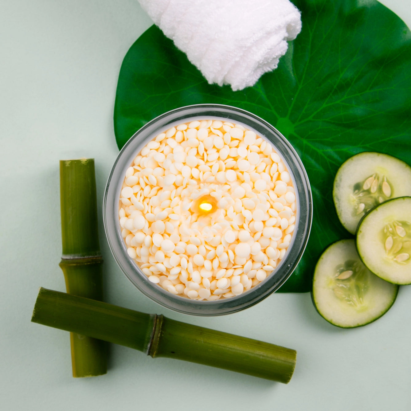 Bamboo & Water Lily | Candle Refill