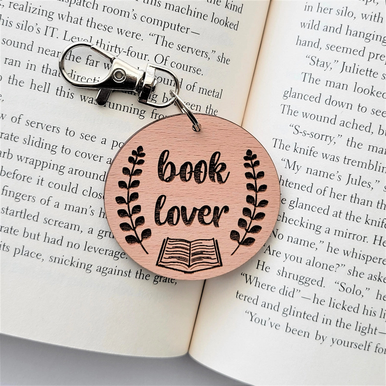 Book Lovers Keychain