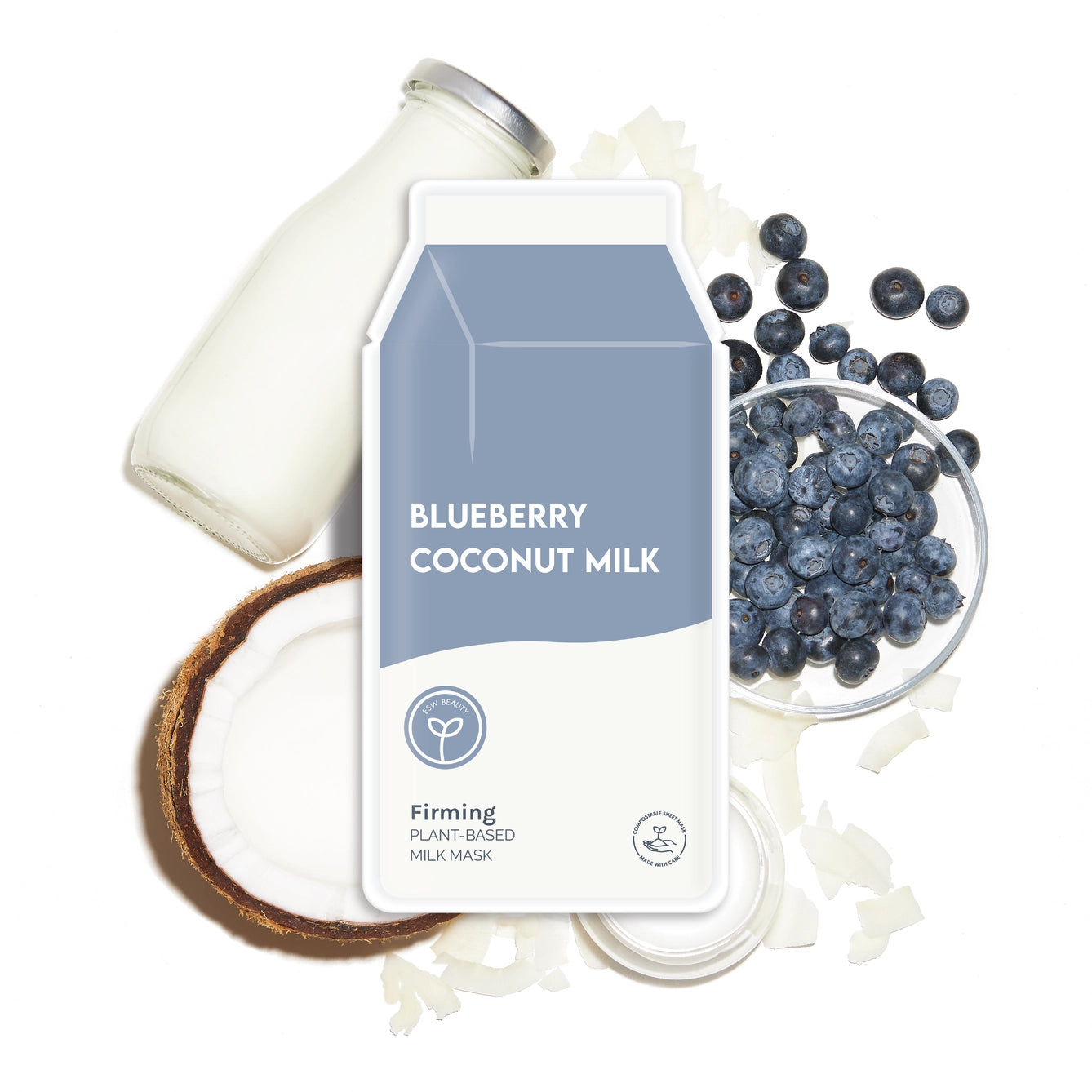Blueberry Coconut Milk Face Mask