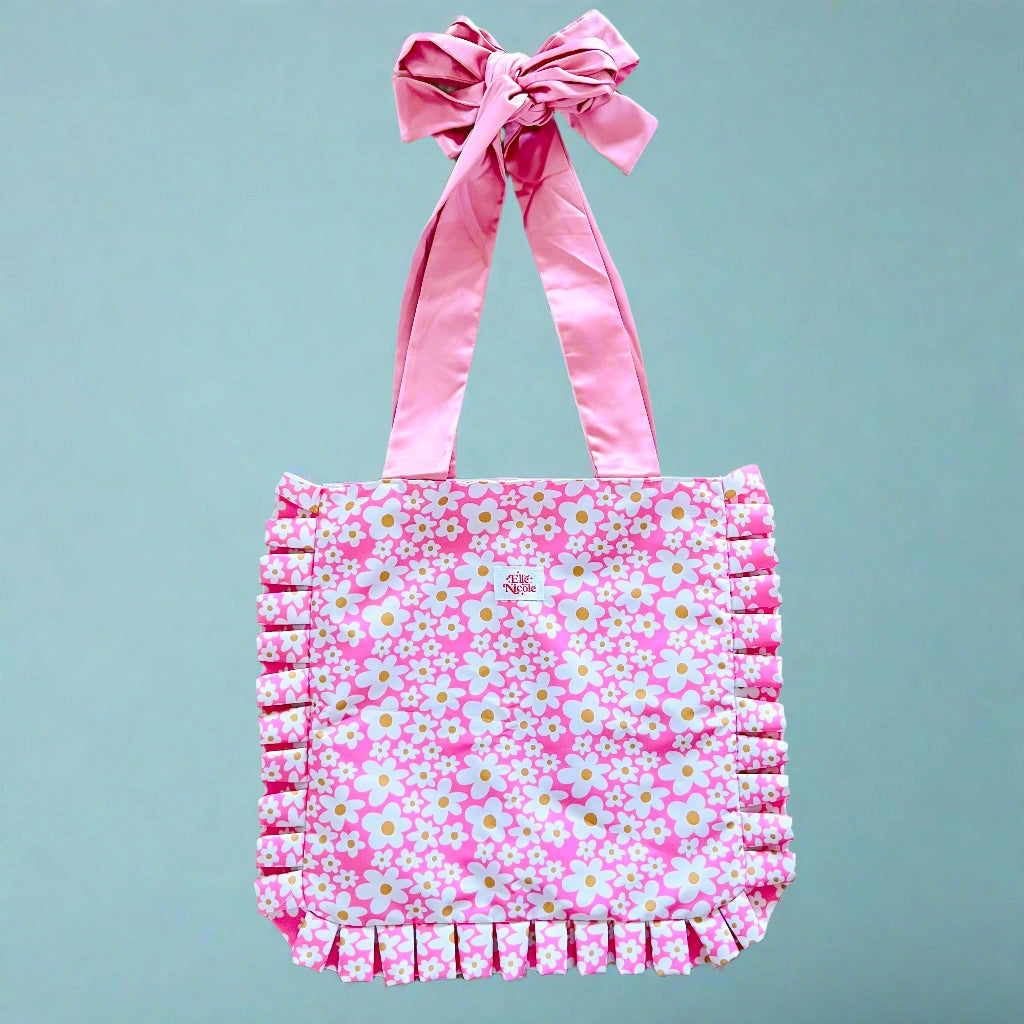Bow Tote Bag - Pink