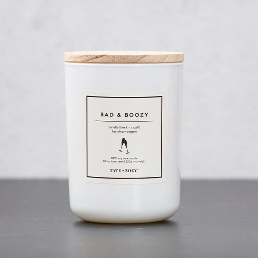 Bad & Boozy Candle | Champagne Scent