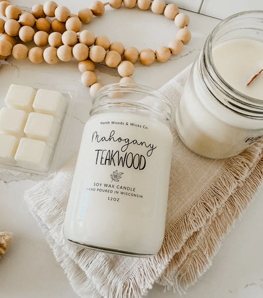 Teakwood Mahogany candle