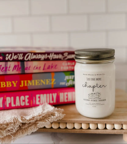 Just One More Chapter Candle
