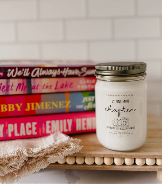 Just One More Chapter Candle