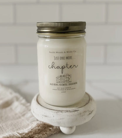 Just One More Chapter Candle