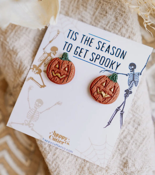 Jack O’lantern Studs