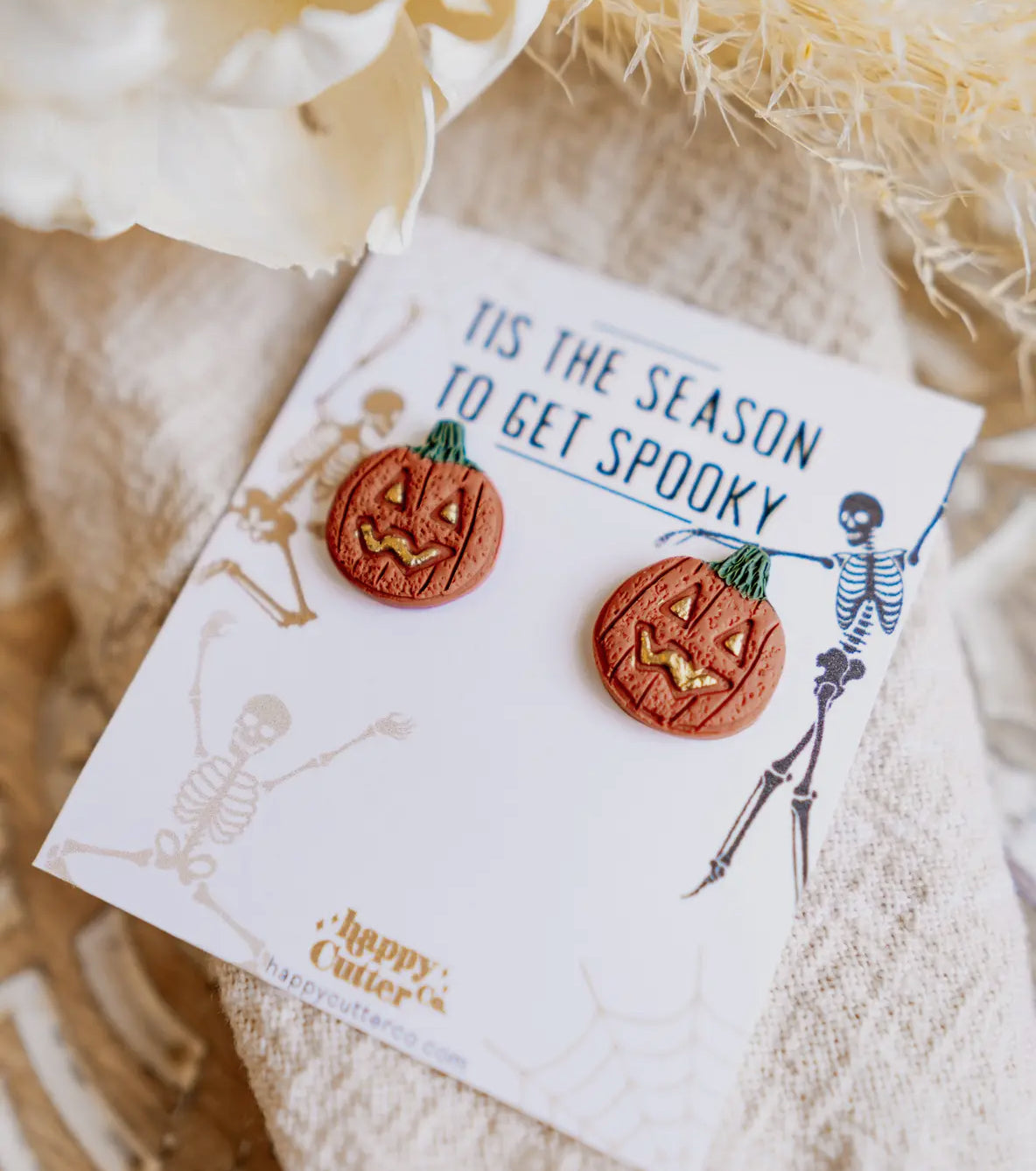 Jack O’lantern Studs