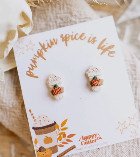 Pumpkin Spice Is Life Earrings
