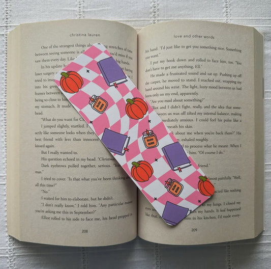 Fall Pumpkin Bookmark
