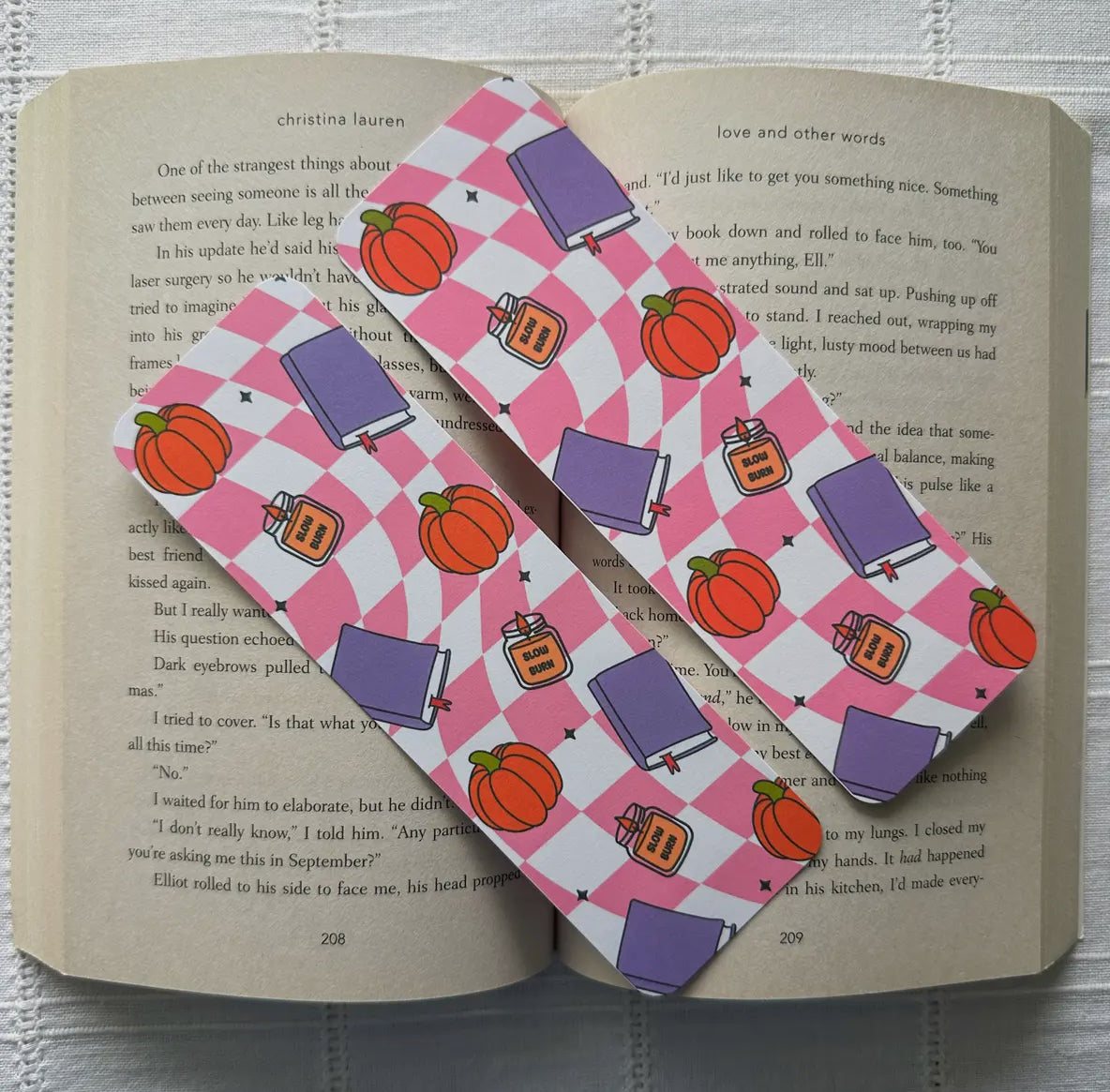 Fall Pumpkin Bookmark