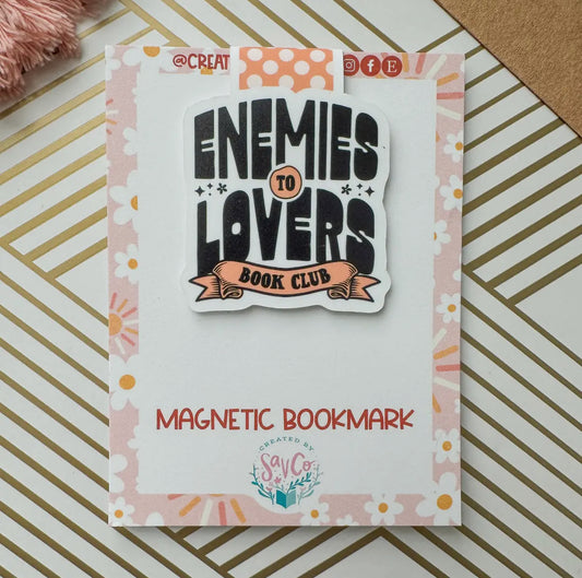 Enemies to Lovers Book Club Magnetic Bookmark