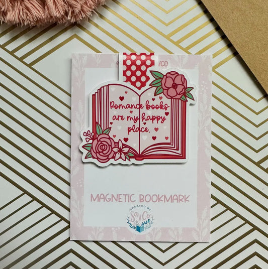 Romance Book Are My Happy Place Bookmark