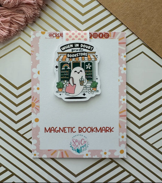 When in doubt go to the bookstore Magnetic Bookmark