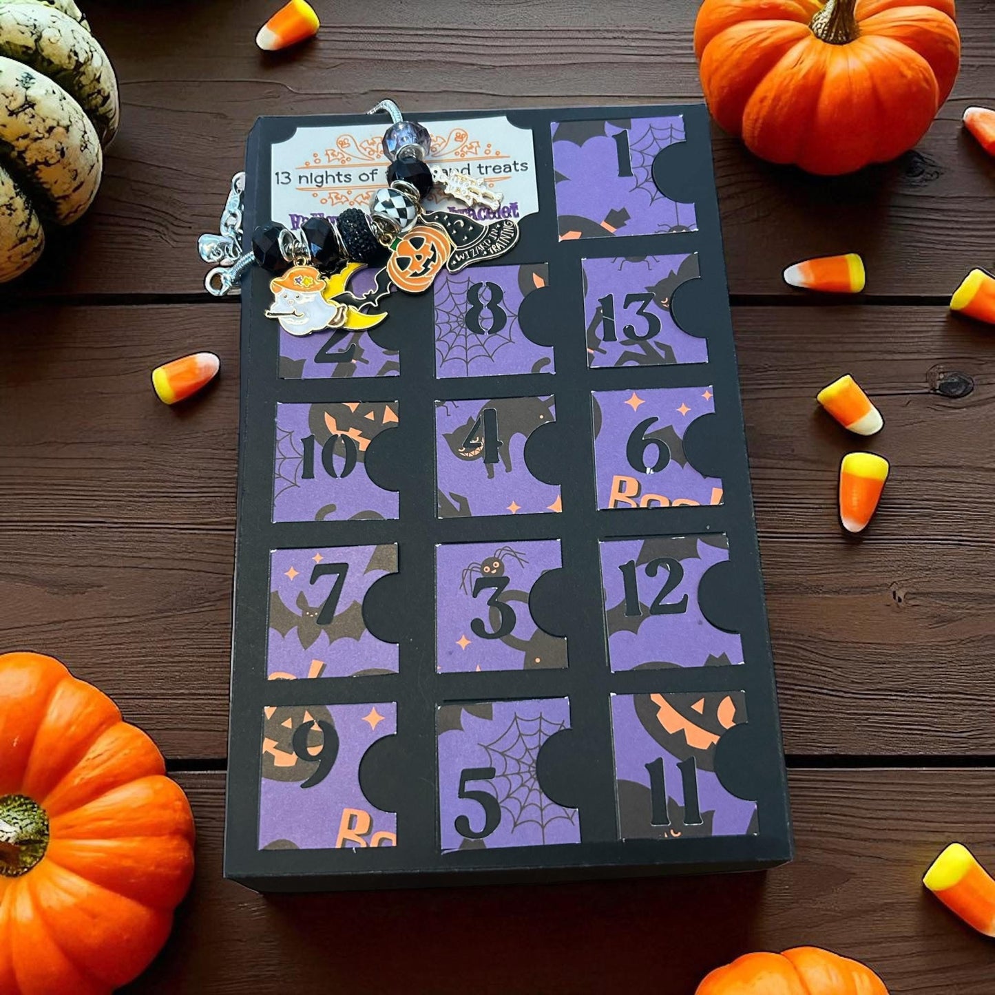 Halloween Advent Charm Bracelets