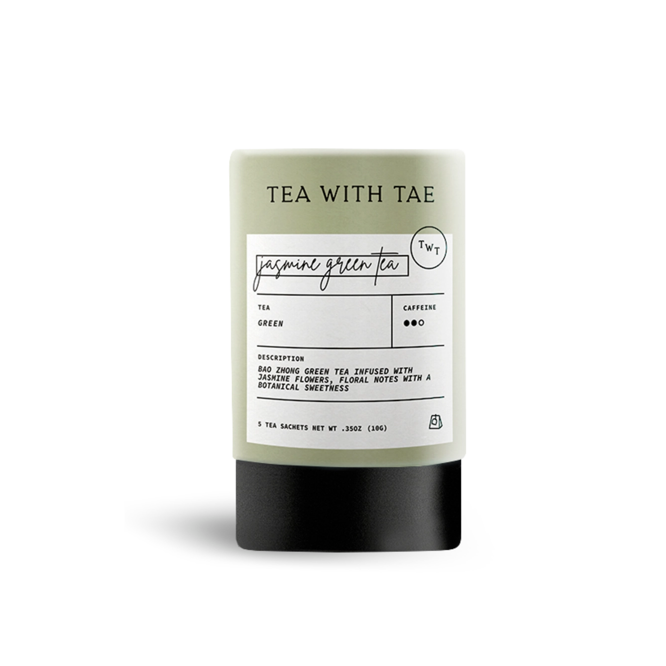 Jasmine Green Tea Mini Tube Gift (5 Tea Bags)