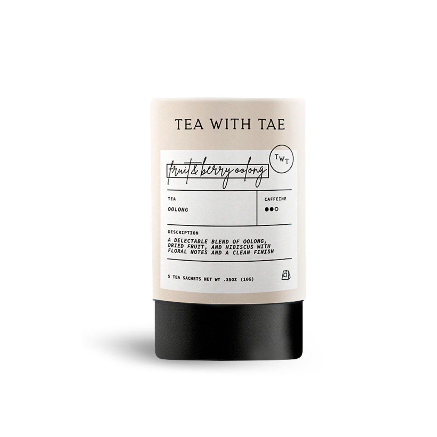 Fruit & Berry Oolong Mini Tea Tube Gift (5 Tea Bags)