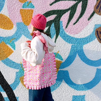 Bow Tote Bag - Pink